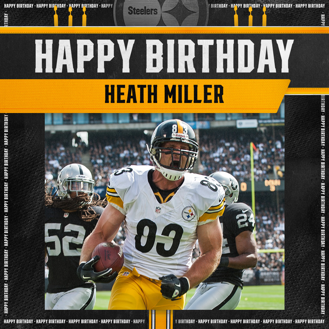 steelers's tweet image. RT to wish #HEEEATH a #HappyBirthday!