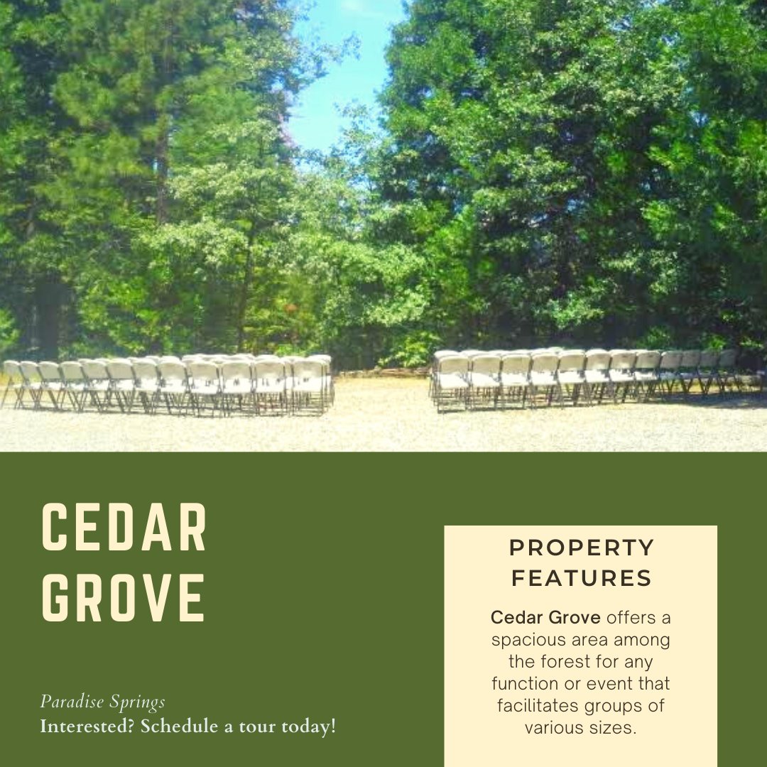 Paradise_Spring's tweet image. Interested? Schedule a tour today!
Our Website: paradisespringsmountain.com

#ParadiseSprings #Oakhurst #Yosemite #Lodge #EventVenue #WeddingVenue #WeddingService #BusinessRetreats #RomanticGetaways