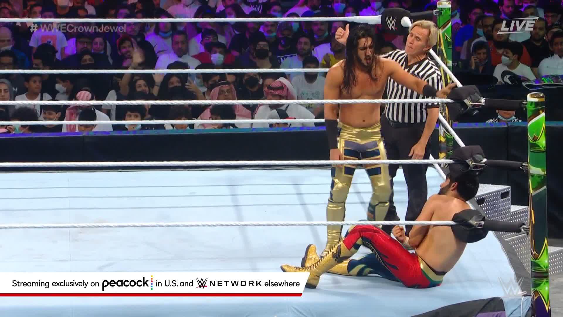 WWE Crown Jewel Mustafa Ali s trash talk fires up Mansoor