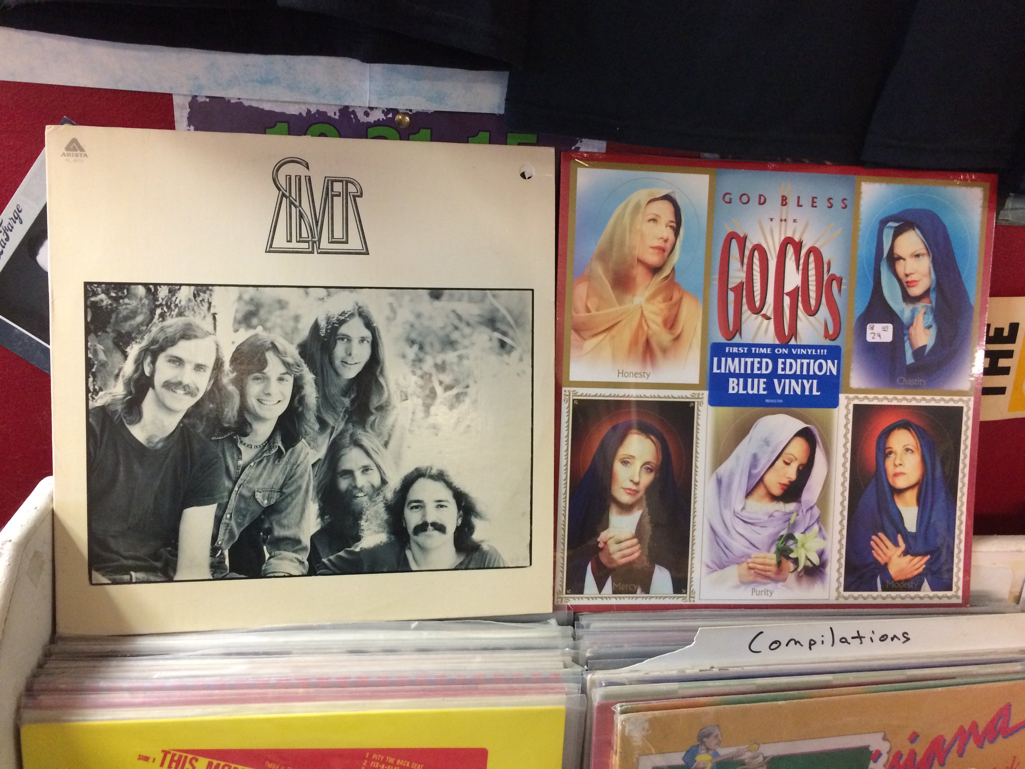 Happy Birthday to the late Brent Mydland of Silver (& Grateful Dead) & Charlotte Caffey of the Go-Go\s 