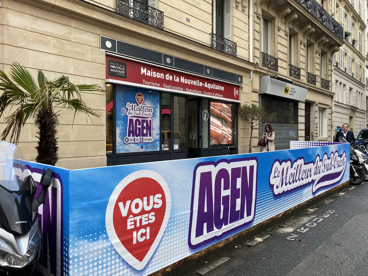 AggloAgen's tweet photo. #AgenLeMeilleurDuSudOuest fait sa promo à Paris à la @MNA_Paris. Oui, on peut vivre et réussir en dehors de Paris ! https://t.co/veeUlb3xar