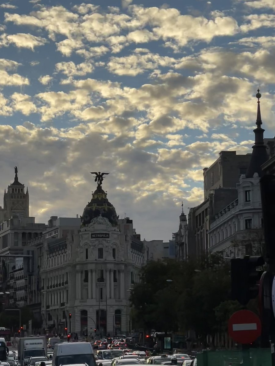 Madrid 😍😍😍 espectáculo de atardecer