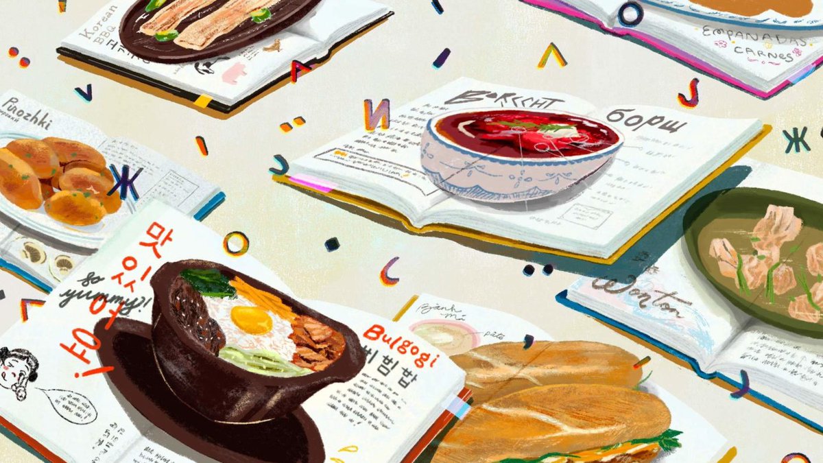 soc_surrey's tweet photo. Why’s it taken so long for foreign-language characters and words to make it into English #cookbooks?

“I think you have to give the dish some honor in its actual native language.”

https://t.co/OPFvIHUzqJ https://t.co/5Y6q5lnTbU