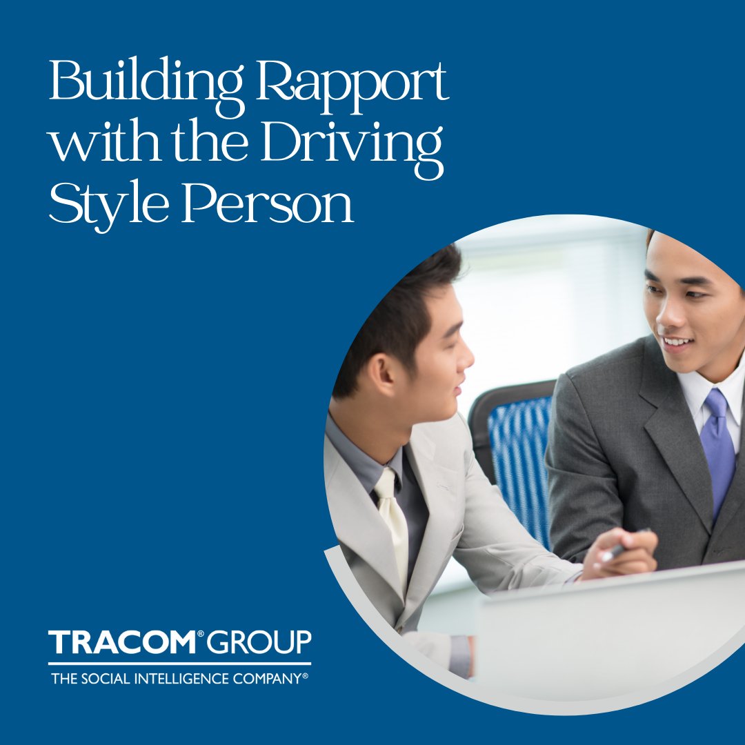 SOCIALSTYLE's tweet photo. When first getting to know Driving Style people, develop rapport by establishing your credibility and competence. They look for these things in others, and once you have established your abilities they will be less guarded and more open to getting to know you. #SOCIALSTYLE https://t.co/dalWiy4Ufp