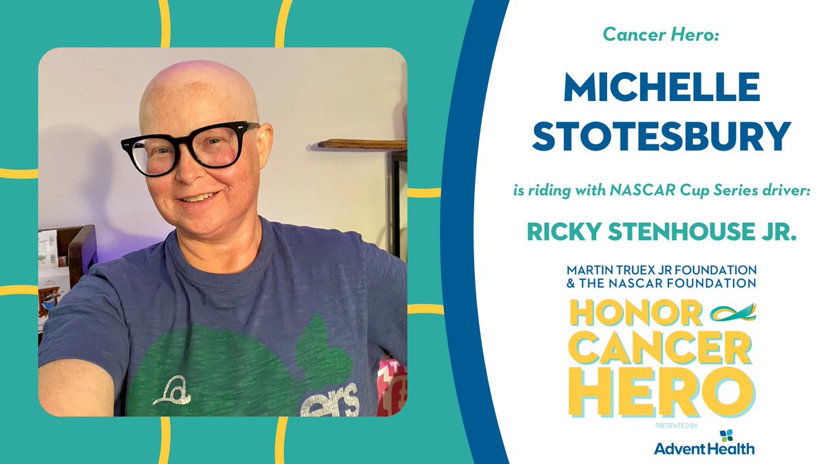 HYAKMotorsports's tweet photo. It’s an honor to participate in “Honor a Cancer Hero Campaign” with @MTJFoundation &amp; have Michelle Stotesbury’s name on  @StenhouseJr’s No. 47 @BushsBeans @NosEnergyDrink Camaro @kansasspeedway thanks to Joey Doster. She’s a @GoHeels graduate &amp; how cool is that @BradDaugherty43?! https://t.co/T2ySjvLvka