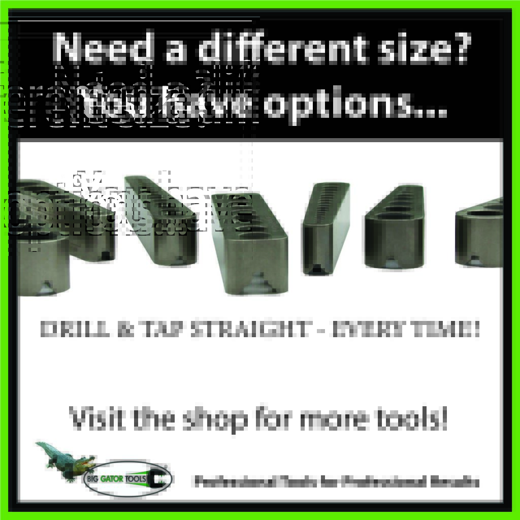 BigGatorTools's tweet photo. Metric V-DrillGuide® (3-9.5mm)                     Item #: MDG1000NP (https://t.co/2eSUXjYexI) https://t.co/2KEMpxZEas
