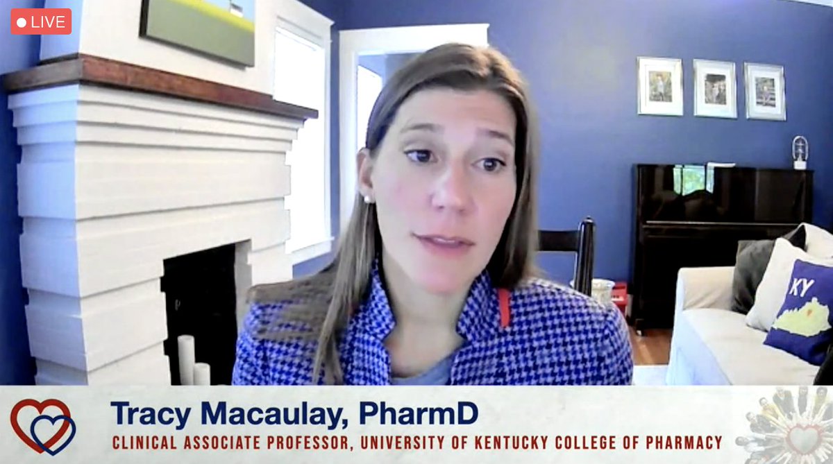 advcardiohealth's tweet photo. Tracy Macaulay, PharmD, encourages people to get screened starting in their early 20s. #HeartToHearts @SchwietTMac #BeHeartSmart https://t.co/8PQD7QCcBI