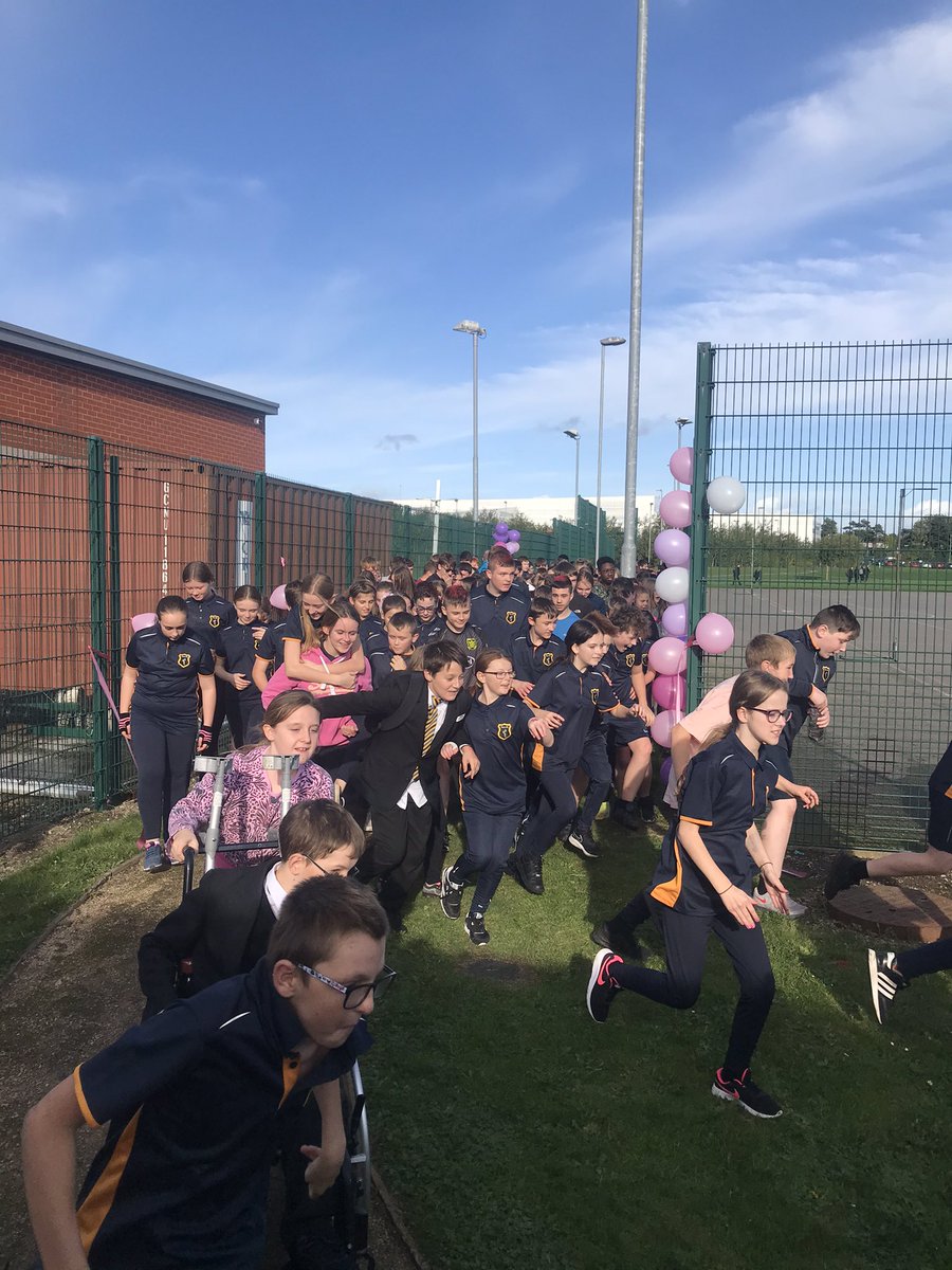 HoltbyPe's tweet photo. Great to see so many pupils taking part in the WHA Race for life in aid of @BreastCancerNow this afternoon. Congratulations to all involved and those that organised such a great event 💗 https://t.co/QTVfMC8juf