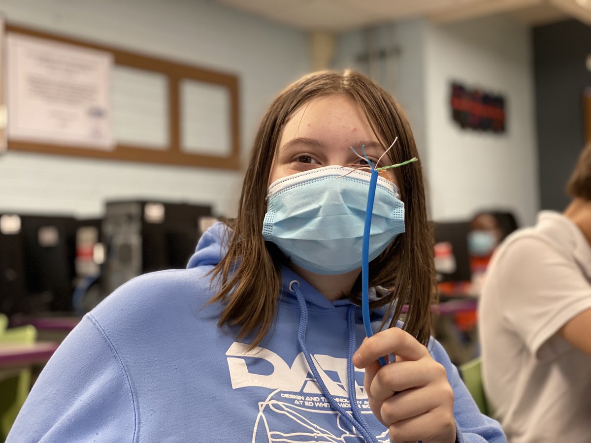 NEISD's tweet photo. Ethernet cable lab creates real-world connections! #theNEISDway #rootededwhite 

https://t.co/HUUct4aKjL https://t.co/CB2BjaMWdr