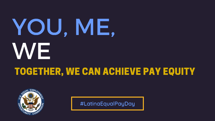 eeoc_sf's tweet photo. It's #LatinaEqualPayDay, a symbolic representation of the number of additional days Latina women employed full-time, year-round must work, on average, to earn what white, non-Hispanic men earned the year before. 

Ten. Additional. Months. https://t.co/SM3voQasg2