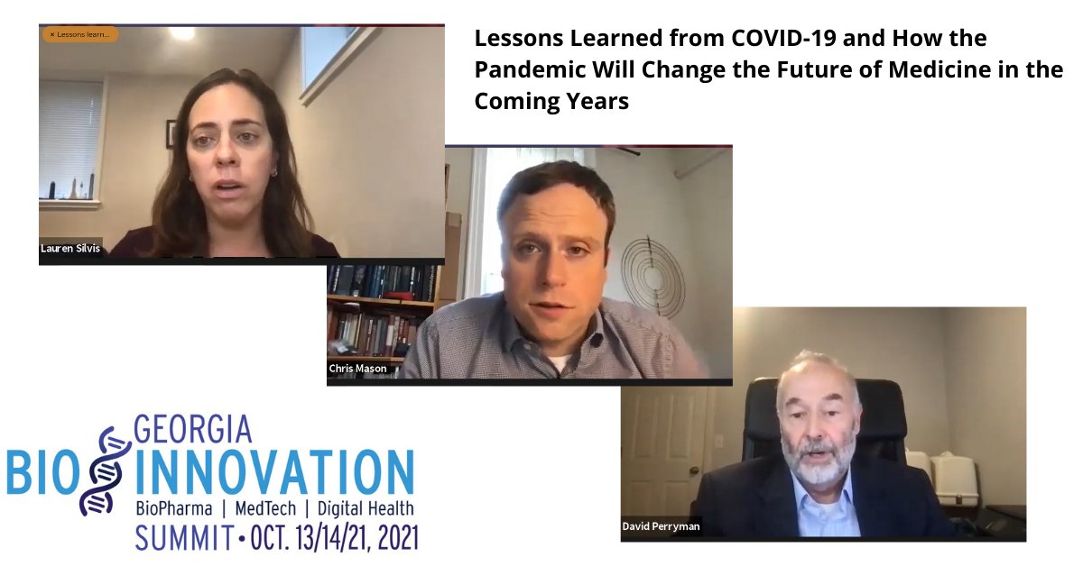Live now at the #GaBioSummit: Lessons Learned from COVID-19 and How the Pandemic Will Change the Future of Medicine. Couldn't make it today? Don't worry. All sessions can be viewed through November 16 as long as you register. georgiabiosummit.org/register

#ATLInnovationWeek