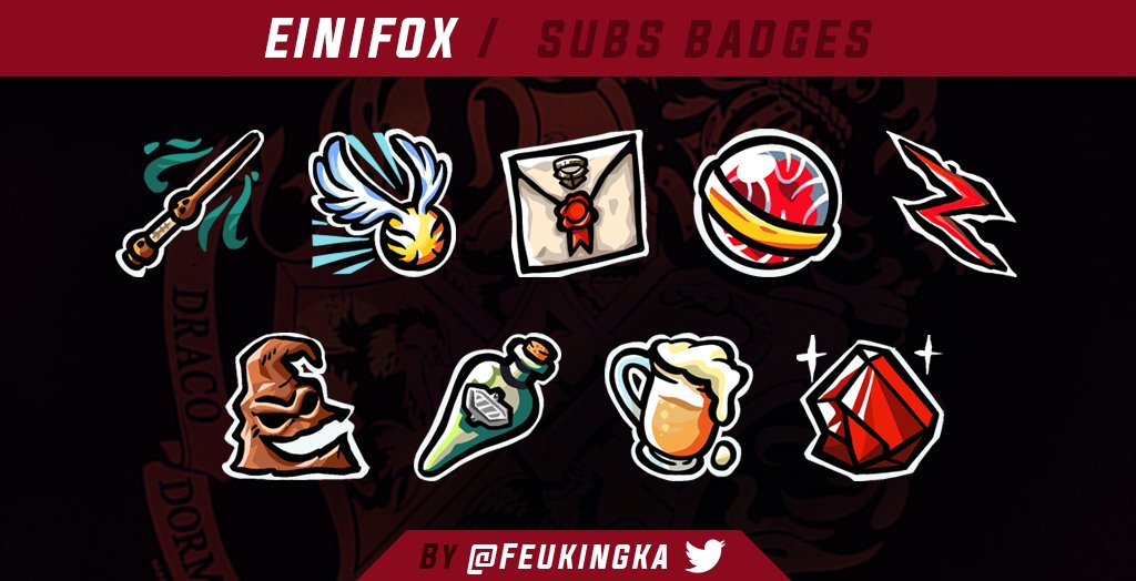 Wingardium Leviosa ! 🦉

Badges réalisés sur mesure pour <a href="/Einifox/">Einifox</a> 
Commandes disponibles par mp⚡️