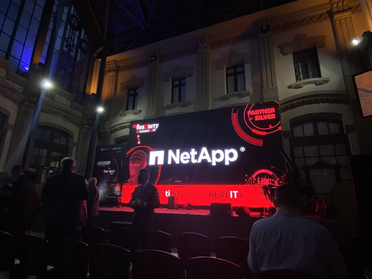 EBioBay's tweet photo. Avui ens tornem a veure les cares amb molts companys a la 18a Festibity #nextREALITY @NetApp_es @festibity https://t.co/cs4mX78bfO