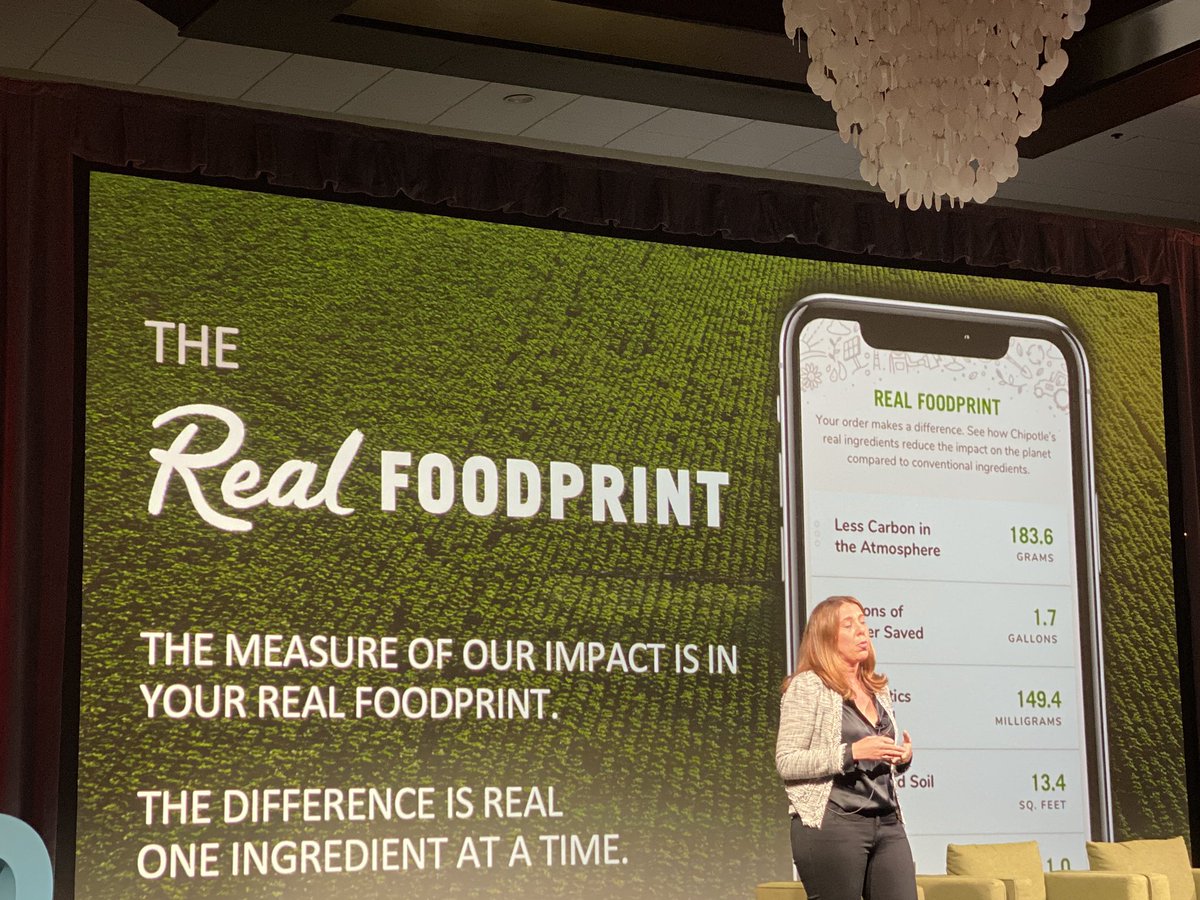gkushner's tweet photo. @chipotle how do you get youth to understand what your company is doing to do business responsibly and build trust? “A 100+ sustainability report does not do it. Chipotle is communicating its commitment in a 1:1 personalized way to each consumer.” https://t.co/aEooQByu2y