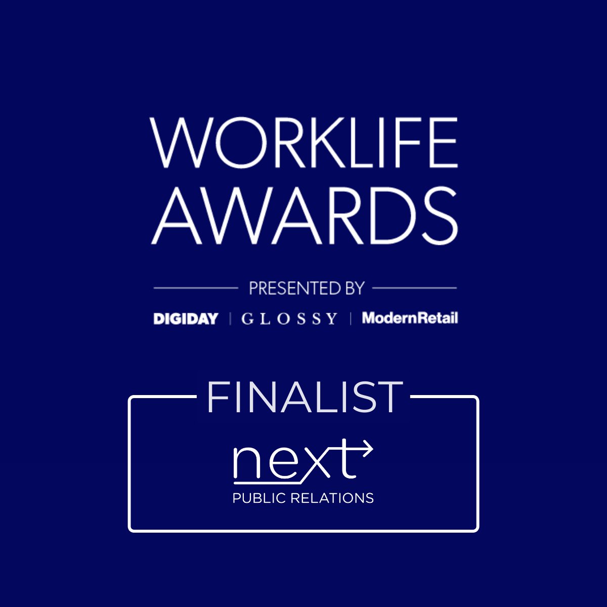 nextpr_'s tweet photo. We’re so excited to announce Next PR has been named a finalist for the @digiday Worklife Awards in the Most Committed to the Community/Social Good category! Learn how this honor recognizes our team’s hard work and commitment to our local communities: https://t.co/XZK4J7OXhq https://t.co/AfRTgc27P9