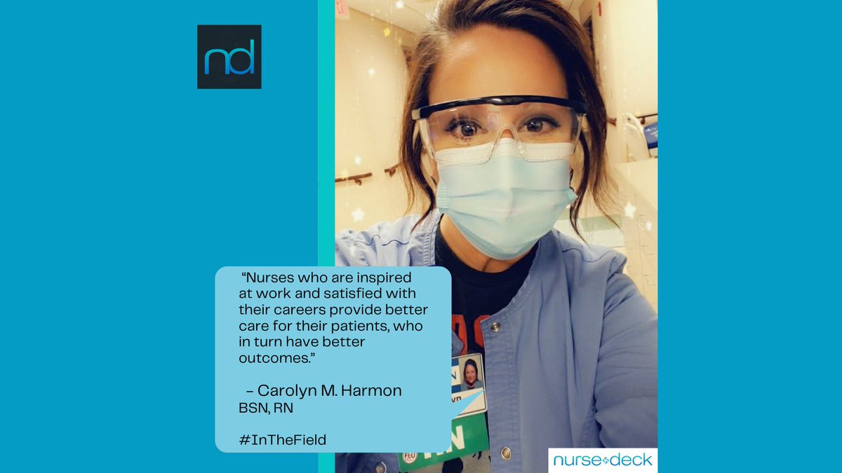 TheNurseDeck's tweet photo. Nurse Carolyn is a great example of the many different directions one nursing career can go in - find out what drew her into the current leadership role she holds, here 👇 
                                                         https://t.co/PwhJ98JMw2

#InTheField #Scrubsondeck https://t.co/pLDcNbZAbK