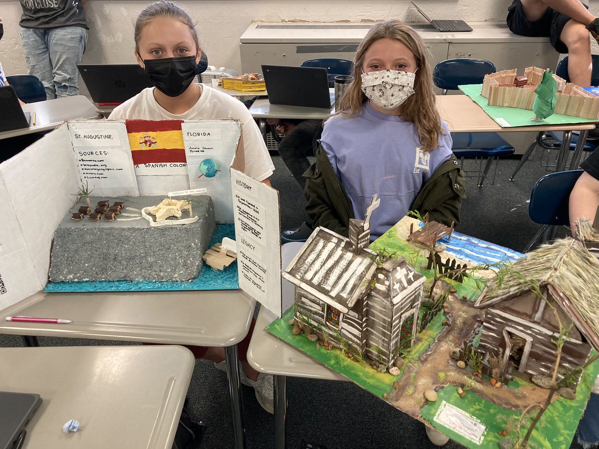 mbkoebbe's tweet photo. 8th grade colonial settlement projects #MurraySchools https://t.co/kn794Q8yZe