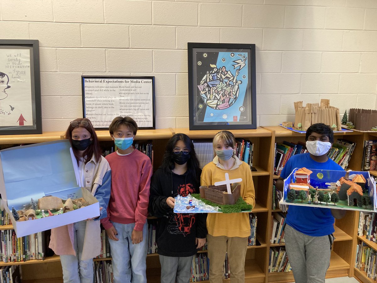 mbkoebbe's tweet photo. 8th grade colonial settlement projects #MurraySchools https://t.co/kn794Q8yZe