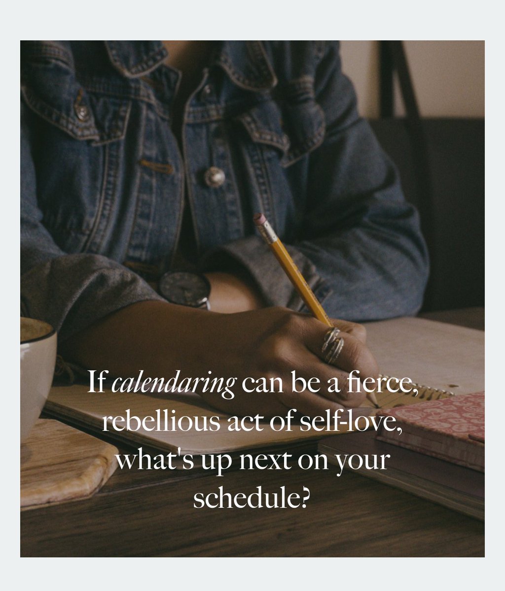 Not only is "calendaring" a real verb, but as we show in #Reify821 Issue 17, calendaring can be a rebellious act of self-love. 

Explore with us: bit.ly/3krofYD

Reify 8&amp;21 is a digital publication, designed to be a 3-minute pause &amp; sent straight to your inbox 2x/month.