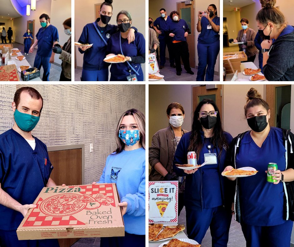 LIVSPlainview's tweet photo. Any way you slice it...our veterinary technicians are amazing! On Wednesday, we celebrated #VetTechWeek with a pizza party! 🍕

We are so proud of our team here at #LIVS 💙 https://t.co/eS3GgBVKVA