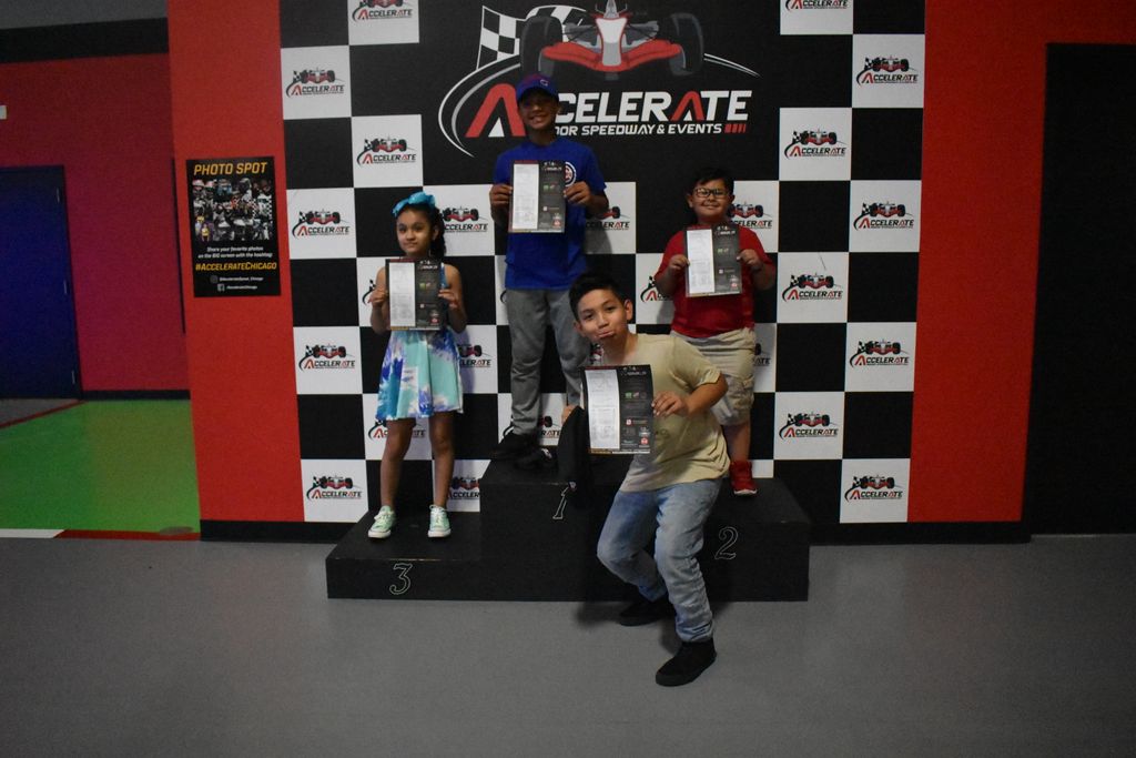 AccelerateSpeed's tweet photo. Best way to start the weekend is with a race! Come on in and race the day or night away! #acceleratespeedchicago #fun #accelerateaxe #race #axe #Go-Kart #viking #thursdayvibes https://t.co/V9HX2KWANc