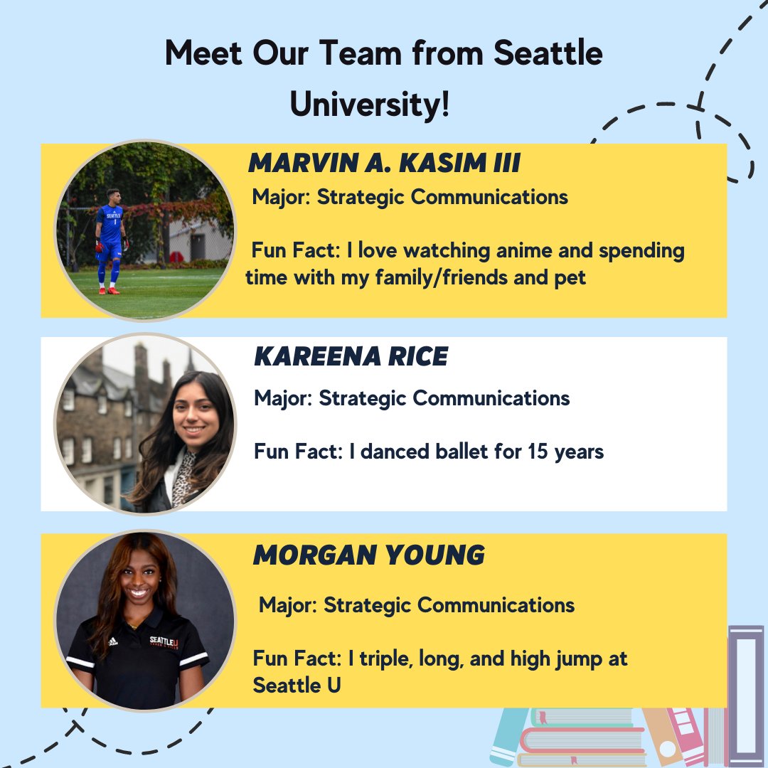 YTPSeattle's tweet photo. Did you know that YTP partners with Seattle University students to assist with communications in the fall? This gives the students the opportunity to work with a real nonprofit client and build their experience. Meet this year's awesome team! #seattleu #strategiccommunications https://t.co/vKJYSTFEUQ