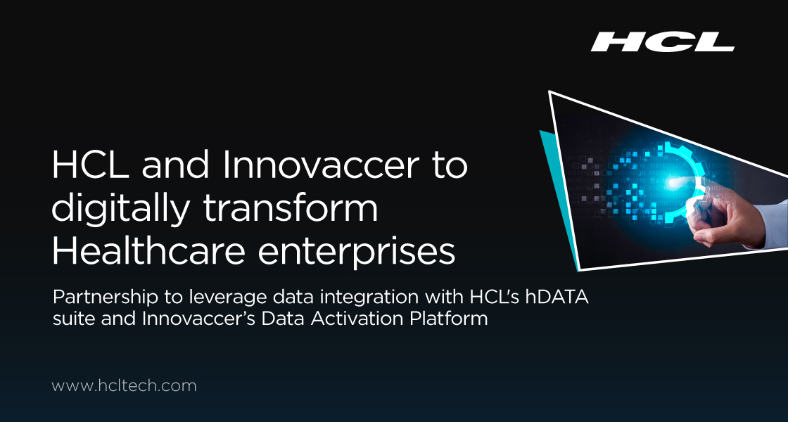 hcltech's tweet image. HCL and Innovaccer, a digital health technology company, partner to digitally transform Healthcare organizations. The partnership will address industry’s needs in population health, value-based care, and patient/physician engagement, among others: bit.ly/2Z7DFsY