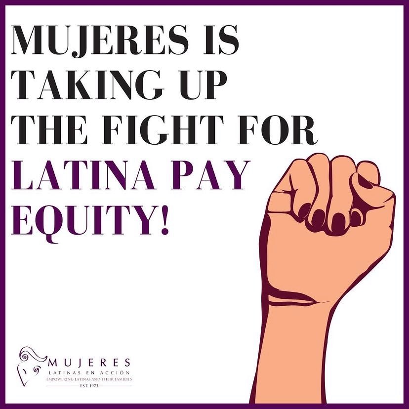 Today is #LatinaEqualPayDay and we are getting #EnAccion for #LatinaPayEquity! 

Read the Full Press Release Here: bit.ly/LPE2021

#LatinaEqualPay #EqualPayDay #ClosetheGap #LatinaLeaders #womensupportingwomen #Latinas #Chicago