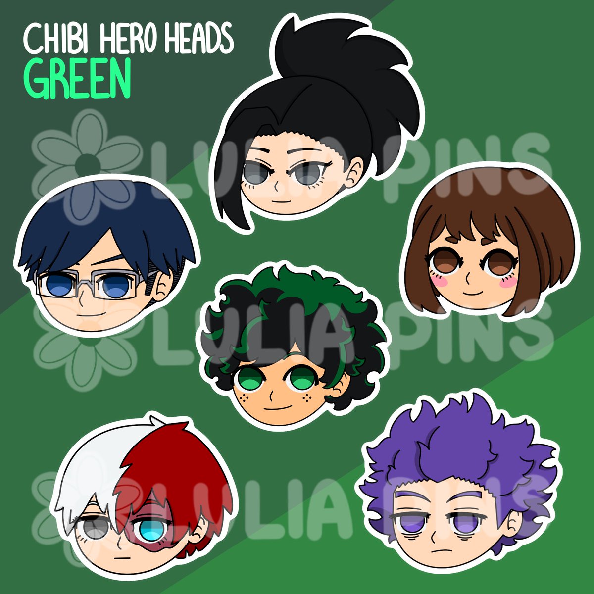 LuliaDraws's tweet photo. Sticker Design Drop! Hereβs the first sheet I did to go along with the November in hand drop!
#deku #Stickers #IidaTenya #urarakaochako #TodorokiShouto #MomoYaoyorozu #shinsouhitoshi #mhastickers https://t.co/sT3EeHbDRb