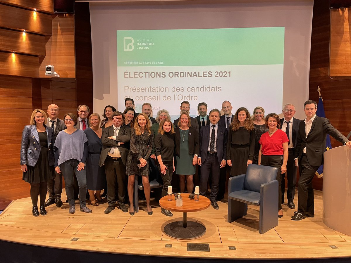 Suivez en #direct le débat des candidats aux élections du Conseil de l'Ordre 👉 facebook.com/Barreau2Paris

👥Chaque binôme aura 4 minutes pour s'exprimer sur un thème imposé.

💻 Replay disponible dès demain !

🗳️ Soyez nombreux à voter le 30 novembre et le 1er décembre prochain !