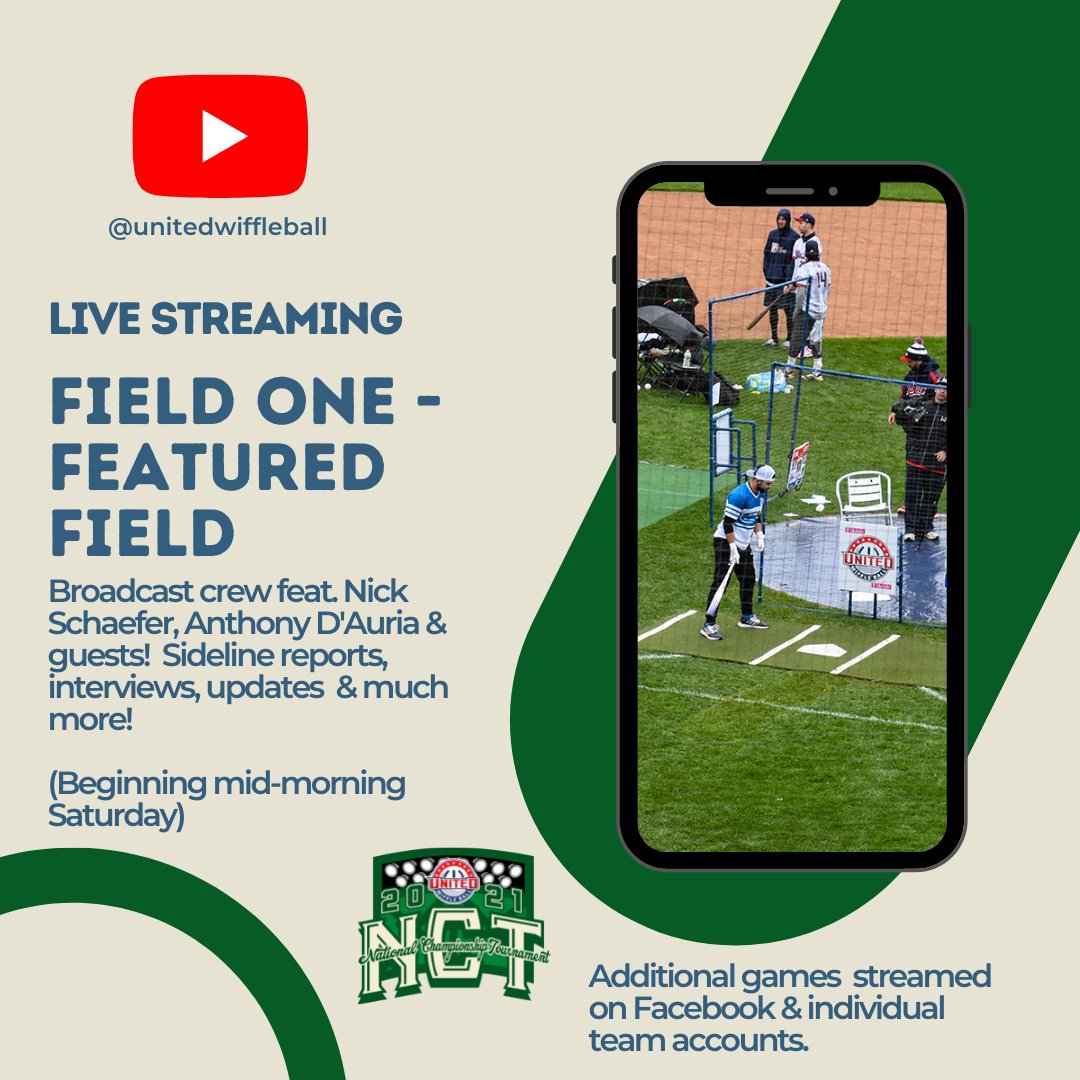 unitedwiffs's tweet image. Can't be in York this weekend? We got you covered!

Games from "Field One" will stream all weekend on YouTube w/ pro level announcing, interviews, game updates and (come Sunday) more production bells &amp;amp; whistles.

Additional gams to stream on Facebook &amp;amp; individual team accounts.
