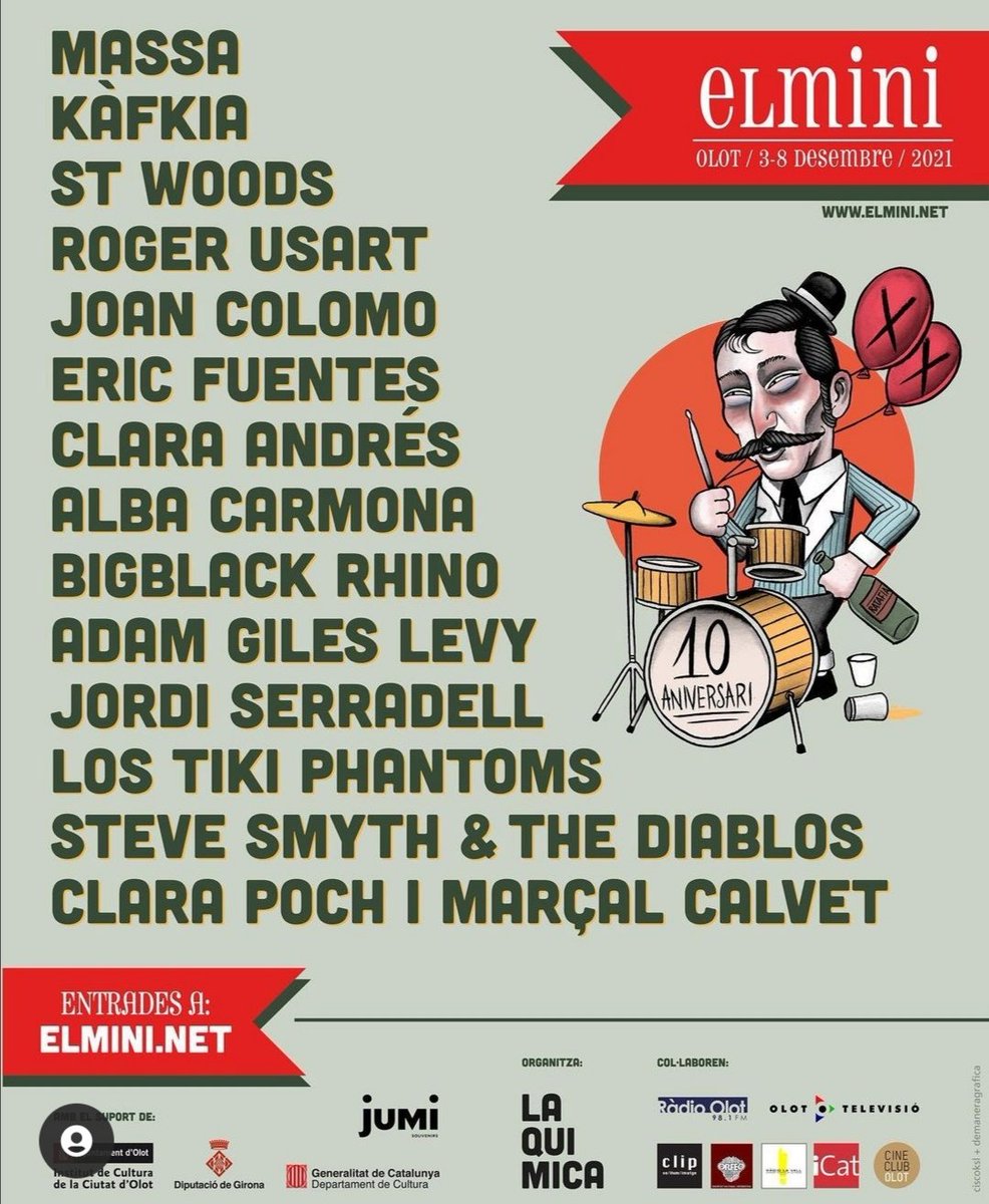 RogerUsart's tweet photo. Torna @Elminifestival i és un plaer tornar-hi a ser. ❤️ https://t.co/Zekbwo00b7