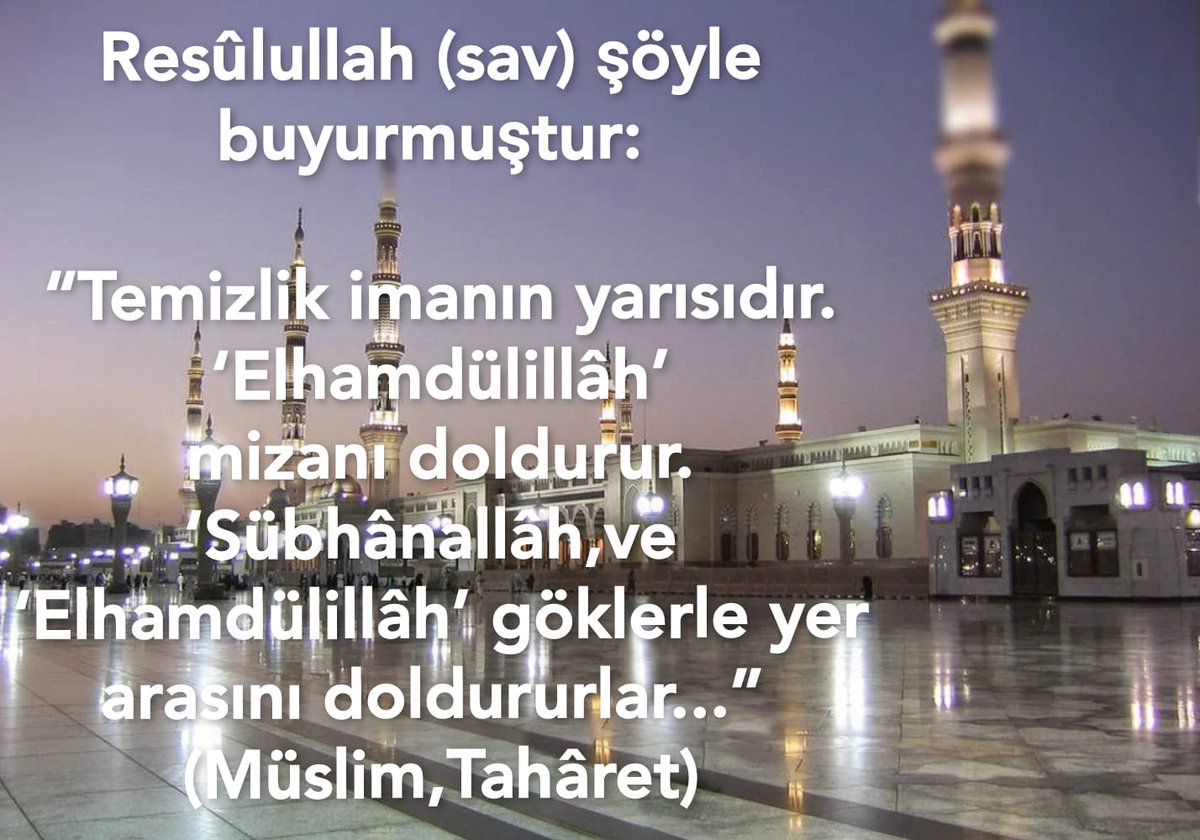 Temizlik #HadislerleYaşamak