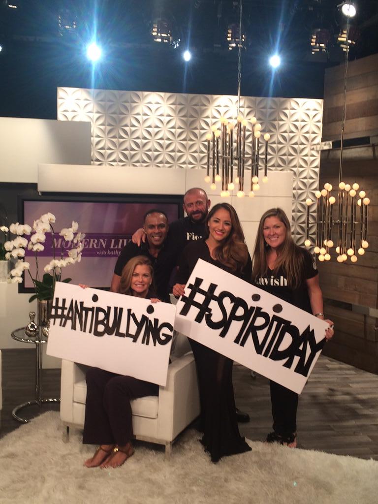 Whenever we are bullied, pls know someone is trying to hurt our heart &amp; spirit. Today is #SpiritDay. Pls go purple with us &amp; fight all #bullies! God Bless.  glaad.org/spiritday