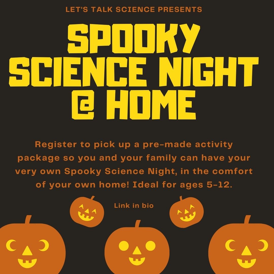lts_lethbridge's tweet photo. It's Spooky Season!

Registration is now open to reserve your kits for Spooky Science at Home 2021. Register here or by using the link in our bio: https://t.co/voBii6KKmB

#LTS #Lethbridge #YQL https://t.co/akFHWZIoJT