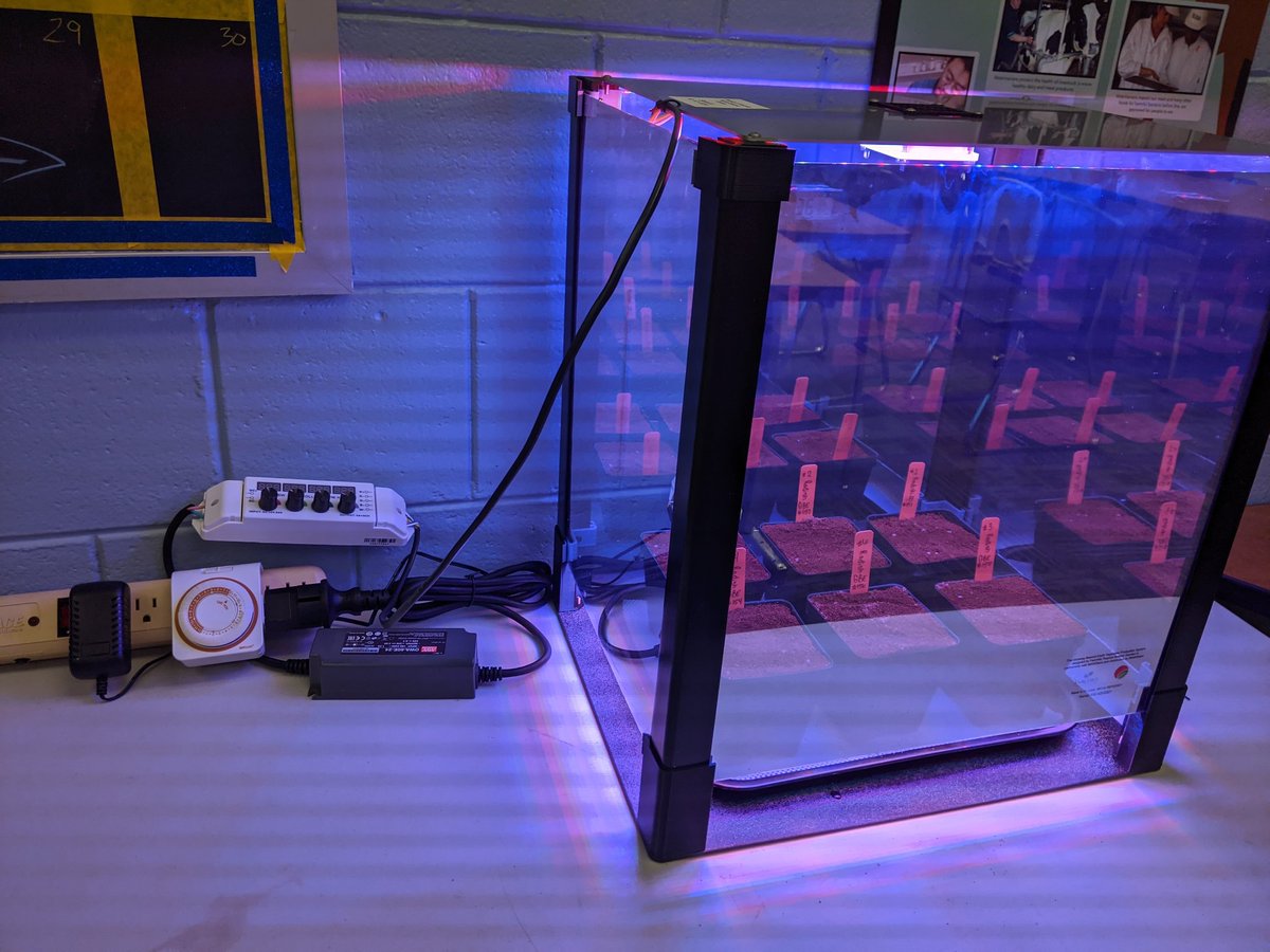 The second hour class prepared our growth medium, planted plants, started our photo period timer, and submitted our first set of data to Fairchild Botanic Gardens. <a href="/GrowBeyondEarth/">Growing Beyond EarthⓇ</a>