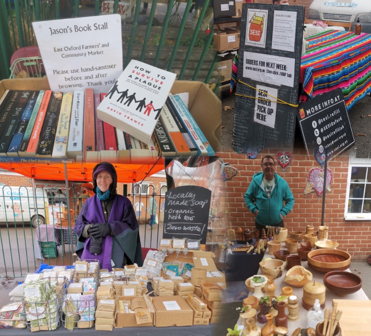 As well as our fantastic local food we have non-food stalls at the market THIS SATURDAY selling household detergents, vegan toiletries, reclaimed turned wood products, and second-hand books! Open from 10am