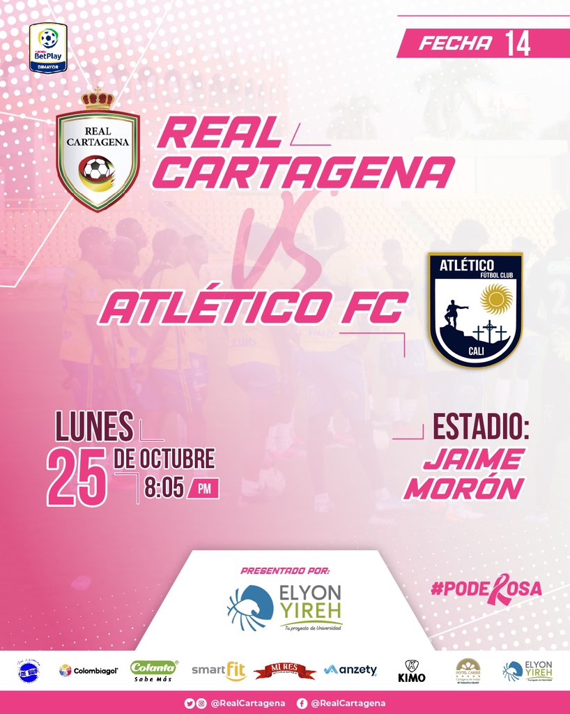 RealCartagena's tweet photo. PRÓXIMO PARTIDO ⚔️🔰

Para este necesitamos a la hinchada más que nunca… 💪🏽

¡Vamos en búsqueda de la clasificación a la siguiente fase del #TorneoBetplayDIMAYOR! https://t.co/Bxz5Efj8KN