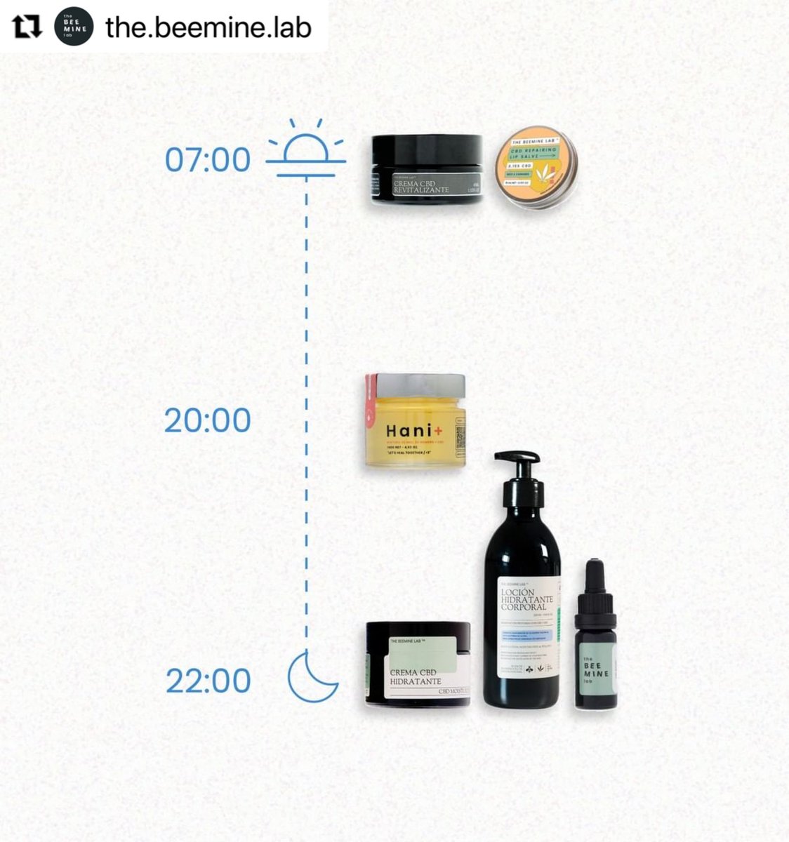 eraverdaCBD's tweet photo. Cosmètica amb cannabidiol #CBD
✨Reforça l’ecosistema natural de la teva pell 💆
Una crema per cada moment del dia🌿
✨Hidrata, protegeix, rejuveneix✨
@thebeeminelab
📲 #eraverda
#cbdcosmetic #podernatural #befresh
・・・
Mi rutina de CBD 🌿 en un día de trabajo. https://t.co/oHU31uLPBo