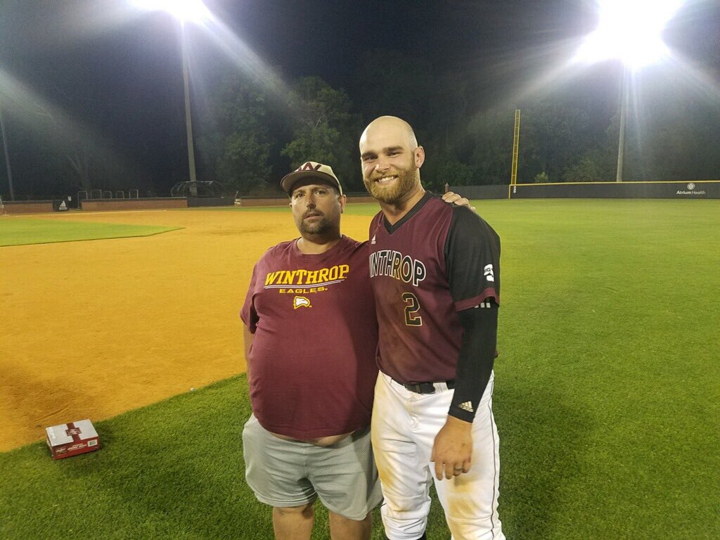 TomRiginos's tweet photo. @WinthropBasebal and the Rock Hill baseball community lost a great friend this past week. We will miss Bert chasing foul balls at our facility and being apart of our program. RIP my friend.. https://t.co/rjnYrJqCKc