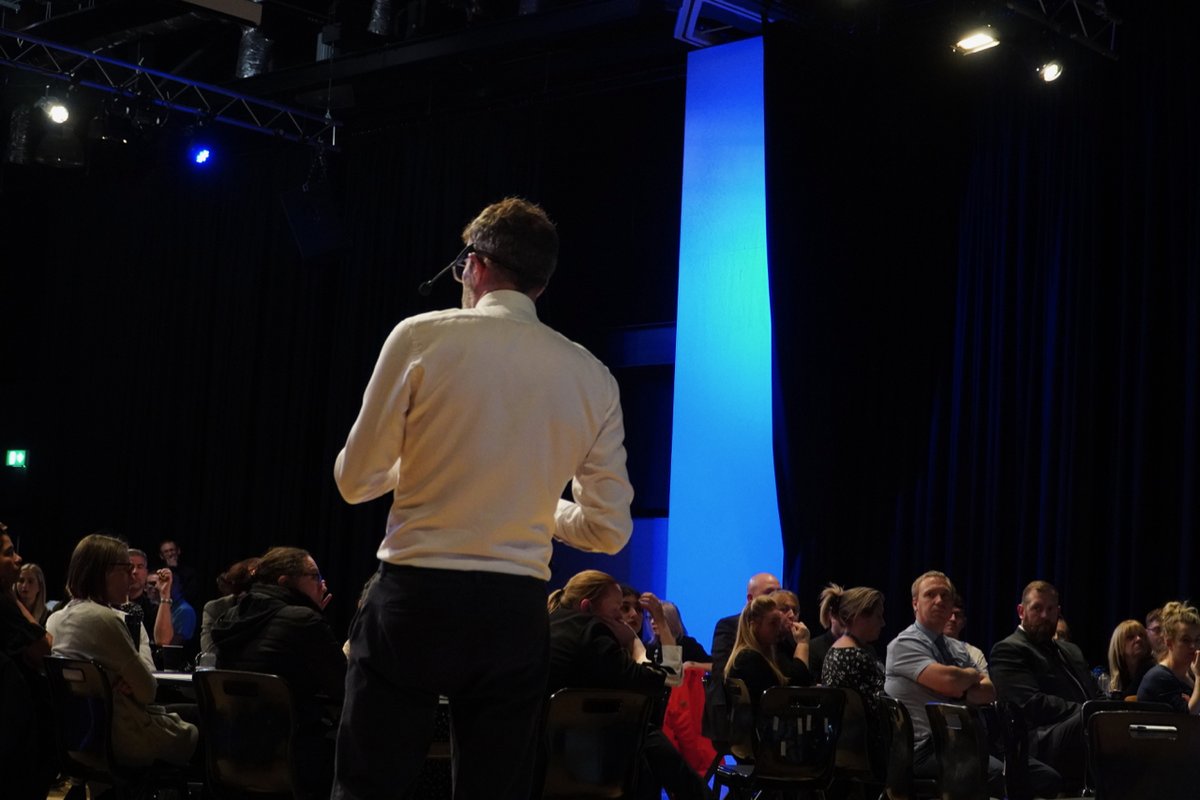 NorthLivAcademy's tweet photo. This afternoon Kevin Holland, from Bolton University’s Laboratory Schools, delivered a rejuvenating session where staff considered the moral purpose of teaching, set personal goals and explored how coaching can be instrumental to teacher development and pedagogical success. https://t.co/N5phR1LQSd