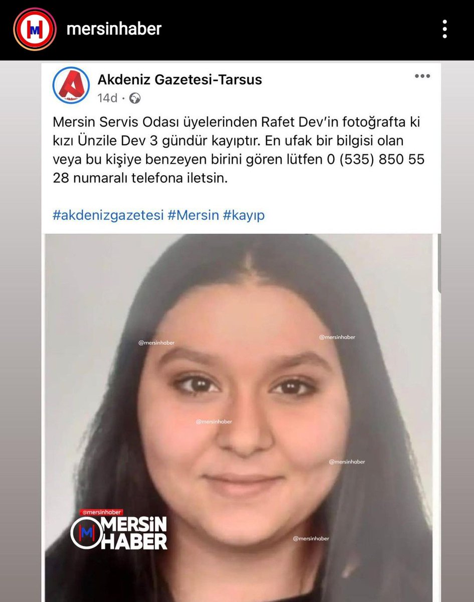 KayipveKan_ilan's tweet photo. #Mersin #Acil #Kayıp #Kız
#AcilRT https://t.co/Ul09U2XemY