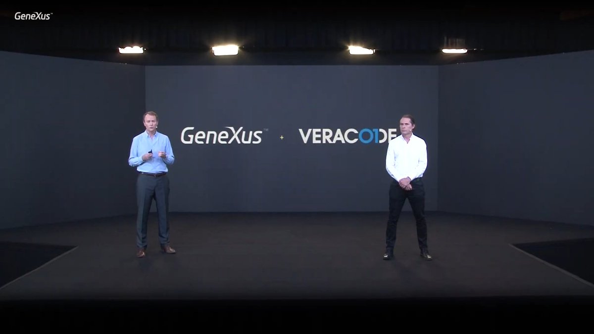 GeneXus's tweet image. 📣 @Arminbachmann anuncia un nuevo partnership de GeneXus con @Veracode: &quot;Queremos entregar un código cada vez más seguro&quot; #MissionCritical #GeneXusLive #EnterpriseLowCode2021