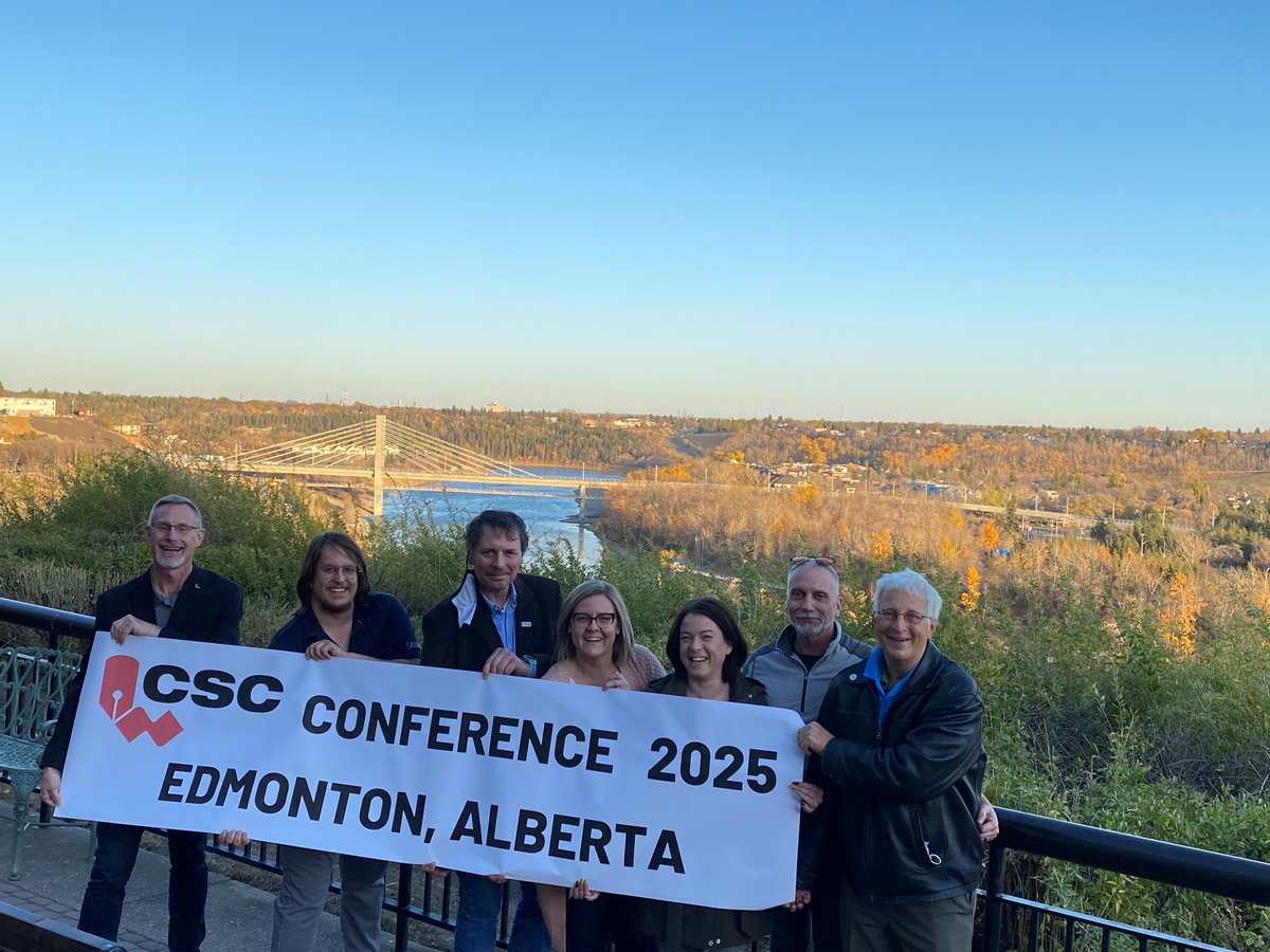 cscedmonton's tweet photo. Do you want to see the 2025 CSC Conference in Edmonton?  Spread the word and support the Edmonton's Chapters upcoming bid to CSC National! @csc_dcc https://t.co/Kg0gX6XS7S