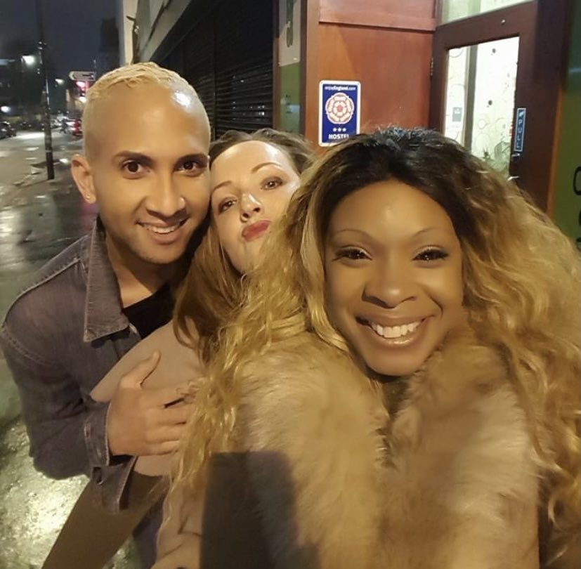 theSandiBogle's tweet photo. Great time out in Manchester with amazing beautiful long time great friends ⁦@ClustarFashion⁩ ❤️🎊🙌🏽🎈👏🏽💃🏽🕺🤩😍 https://t.co/ebBPdztw2U