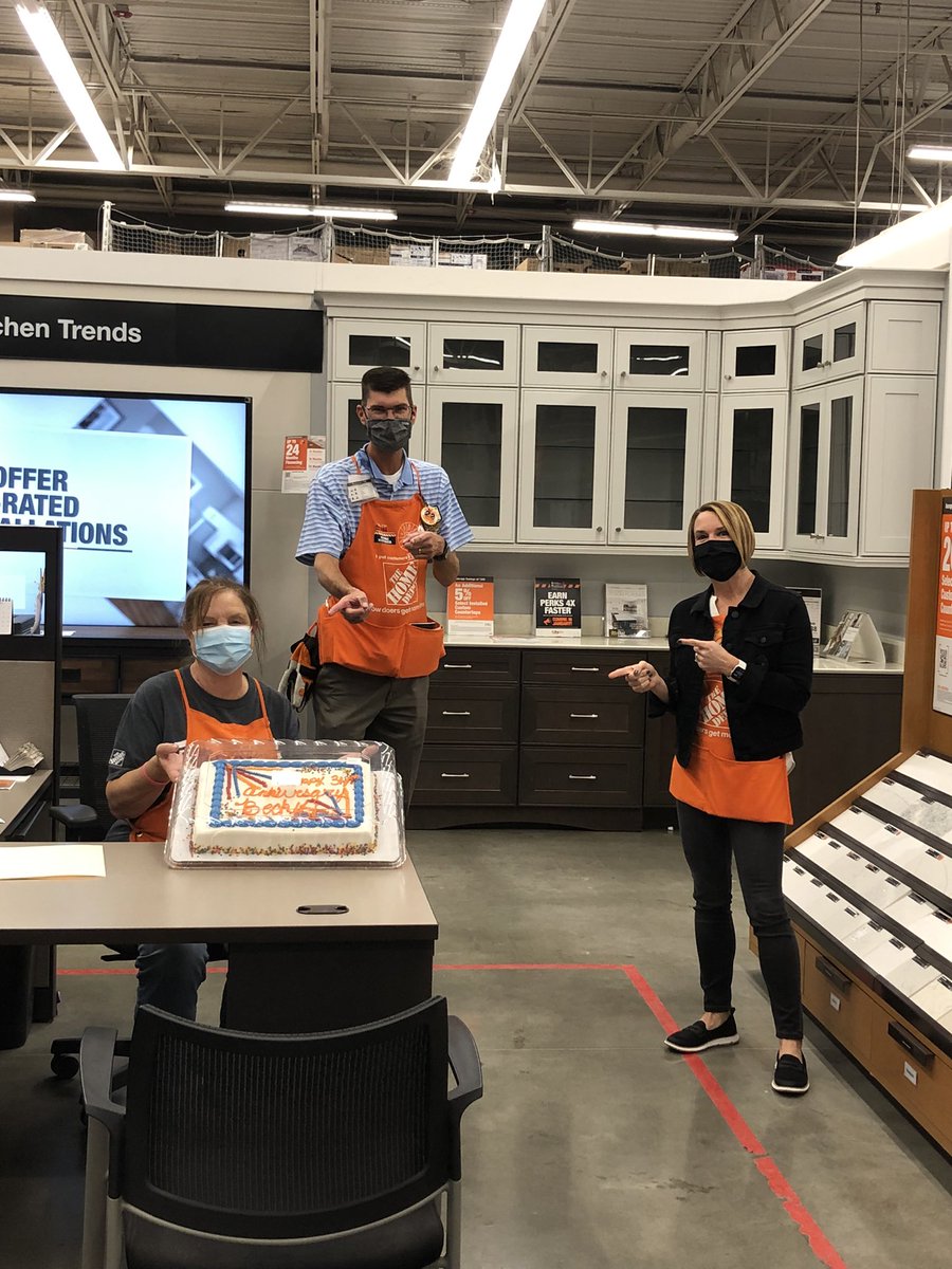 Celebrating Becky for her 34 years with Home Depot. We’re beyond blessed to have her. <a href="/spustelak/">Stanley Pustelak</a> <a href="/jody_delicato/">Jody Delicato</a> <a href="/DebraBakerHD/">Debra Baker-Murph</a> <a href="/RobD250/">Rob Dyer</a> <a href="/john_l_gossett/">John Gossett</a> @JoshuaStoneHD <a href="/lillypad166/">Lilly Bowman</a> <a href="/CJoneshd2317/">Christine</a> @Sheena_2317