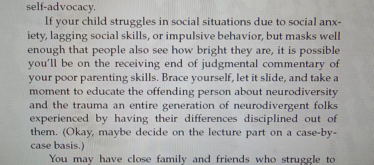 Excerpt from upcoming 'Parenting Twice-Exceptional Children: A Handbook for Parents of Neurodivergent Gifted Kids.'

It isn't snarky the whole way through, but there is some definite side-eye sprinkled here and there. 👀😏

#gtchat #gifted #2e #twiceexceptional #Neurodiversity