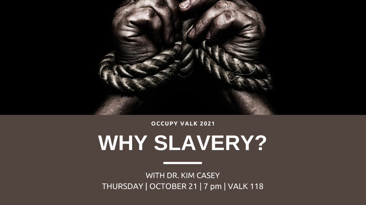 Tonight! One of our very own will give an incredibly important #OccupyValk talk. Hope to see many there. Details below!