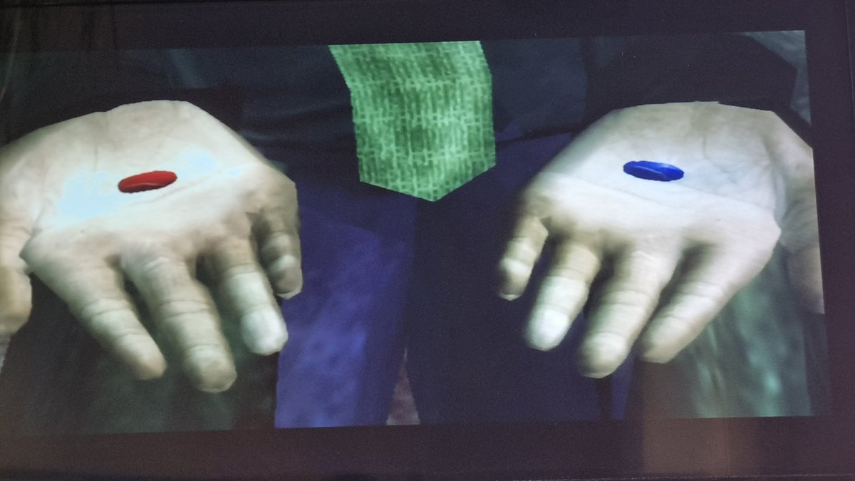 TEGamerUK's tweet photo. Make a choice
One sends you down the rabbit hole
The other takes you to the quickest game over in Gaming history
#TheMatrix
#PathOfNeo #PS2 https://t.co/B3TdiLj9kN