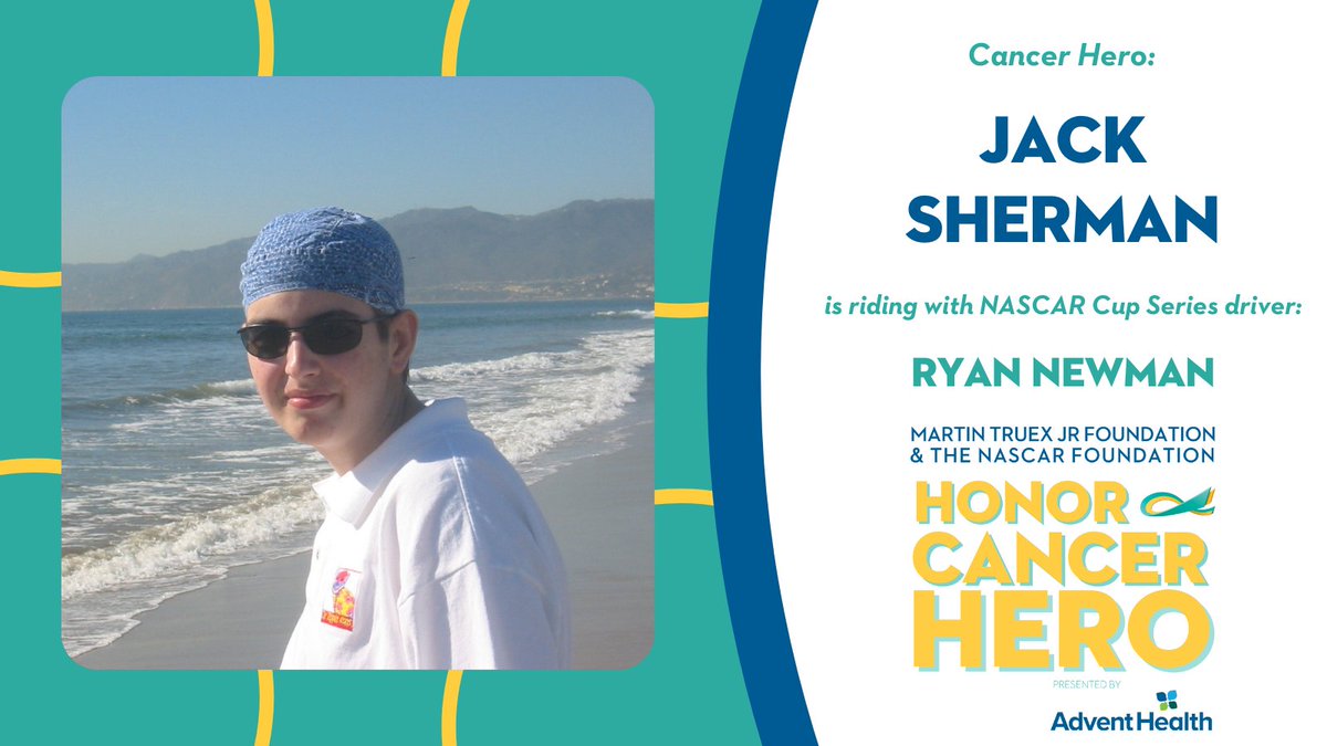 Honored to have Jack Sherman riding along with @RyanJNewman this weekend @kansasspeedway as part of #HeroesRideAlong.

@MTJFoundation | @NASCAR_FDN